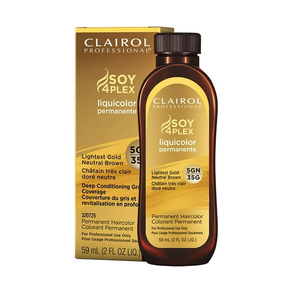 Clairol Permanent Liquicolor, 5gn Light Gold Neutral Brown, 2 oz.