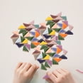 thumbnail image 3 of Miangastore 1 Set of Triangular Mosaic Tiles Craft Material Mosaic Tile Crafts Making Supply for DIY Picture Frame Coaster Mixed Color, 3 of 9