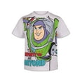 thumbnail image 4 of Disney Pixar Toy Story Woody Buzz Lightyear Forky Rex Slinky Dog Big Boys 4 Pack T-Shirt White 12, 4 of 5