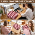 thumbnail image 7 of Haosy Accordion File Organizer Zipper Binder 500 Sheet 6-Tab Expanding File Folder Multi-Pocket 1.2 Inch 3 Ring Red and White Checkered, 7 of 7