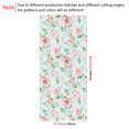 thumbnail image 3 of 1 Roll Pink Flowers And Leaves Pastoral Rustic Removable Wallpaper Waterproof Peel And Stick Wallpaper Refrigerator Speaker Dryer Cabinet Oven Appliance Furniture Renovation Room Kitchen Background, 3 of 4