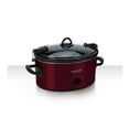 thumbnail image 3 of Crock-Pot Mijoteuse Portable Manuelle Ovale de 6 Pintes, Rouge, 3 of 6