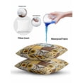 thumbnail image 5 of Waterproof Outdoor Throw Pillows with Inserts 12"x20", Sunflowers Soft Decorative Pillowcases for Couch Bedroom, Retro Country Butterfly Bee Floral Plaid Pillow Covers for Sofa Living Room, 5 of 8