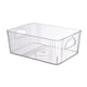 thumbnail image 1 of Caja de almacenamiento para baño, organizador de escritorio y almacenamiento portátil de escritorio multiusos Blanco, 1 of 8