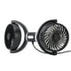 thumbnail image 1 of Ventilador De Coche De Doble Cabezal, ABS PP Potente Ventilador De Refrigeración Del Asiento Trasero Del Coche USB Eficiente En Energía Para Conducir, 1 of 7