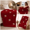 thumbnail image 6 of Neoargh 1 Pack Christmas Flannel Blanket Throw, Soft Plush Cozy Blankets for Couch Sofa Bed Lounging, Xmas Gifts, 27"x39", 6 of 6