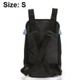 thumbnail image 2 of Mochila transportadora para mascotas, mochila delantera ajustable para mascotas, bolsa de viaje de seguridad, piernas hacia afuera, apta para viajar, senderismo, acampar para perros pequeños y medianos, cachorros MFZFUKR CPB-CJZ1047-1, 2 of 5