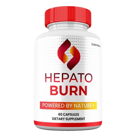 Hepato Burn Capsules, Maximum Strength All Natural Formula, HepatoBurn Pills Supplement, 60 Capsules (1 Pack)