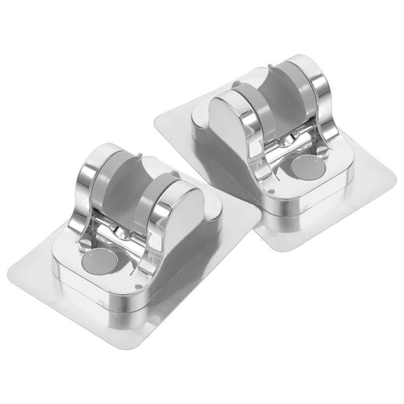 SEWCHICS Plastic Shower Holder for Bathroom, No-Drill Installation, Secure Support, Compact Design, 2-Pack