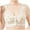 Beige, variant on Bras for Women Plus Size Front Closure Full Coverage No Underwire Bras for Seniors Comfort Wireless Front Close Push up Bras with Back Support Lace Sleeping Everyday Bras