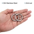 thumbnail image 4 of 30mmx40mm Dia 304 Stainless Steel O Ring Seamless Welded O-Ring for DIY 10 Pack, 4 of 5