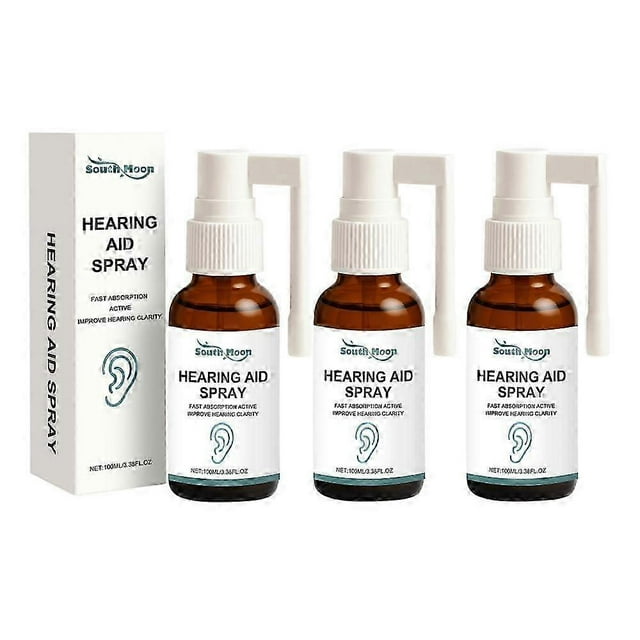 Hearing Aid Spray Ear Care Spray - Improves Hearing Clarity, Relieves Itching & Moisturizes Canal, 100ml