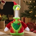 thumbnail image 4 of Qwtwty Christmas Lawn Goose Clothes for 23" Geese Statue, Yard Goose Decorations for Yard Lawn Outdoor Garden Patio Statue Xmas Santa Holiday Decor, 4 of 7