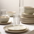thumbnail image 2 of Stone Lain Dua 32-Piece Dinnerware Set, Stoneware, Borosilicate Glass, Service for 8, White, 2 of 6