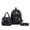 Black, variant on Bow Backpack,Cute Kawaii Backpack Set,Backpack for School Kids,Cute Backpacks for Girls,Elementary Lightweight Backpack with Lunch Box Pencil Case 3 in 1 (Pink Bow)
