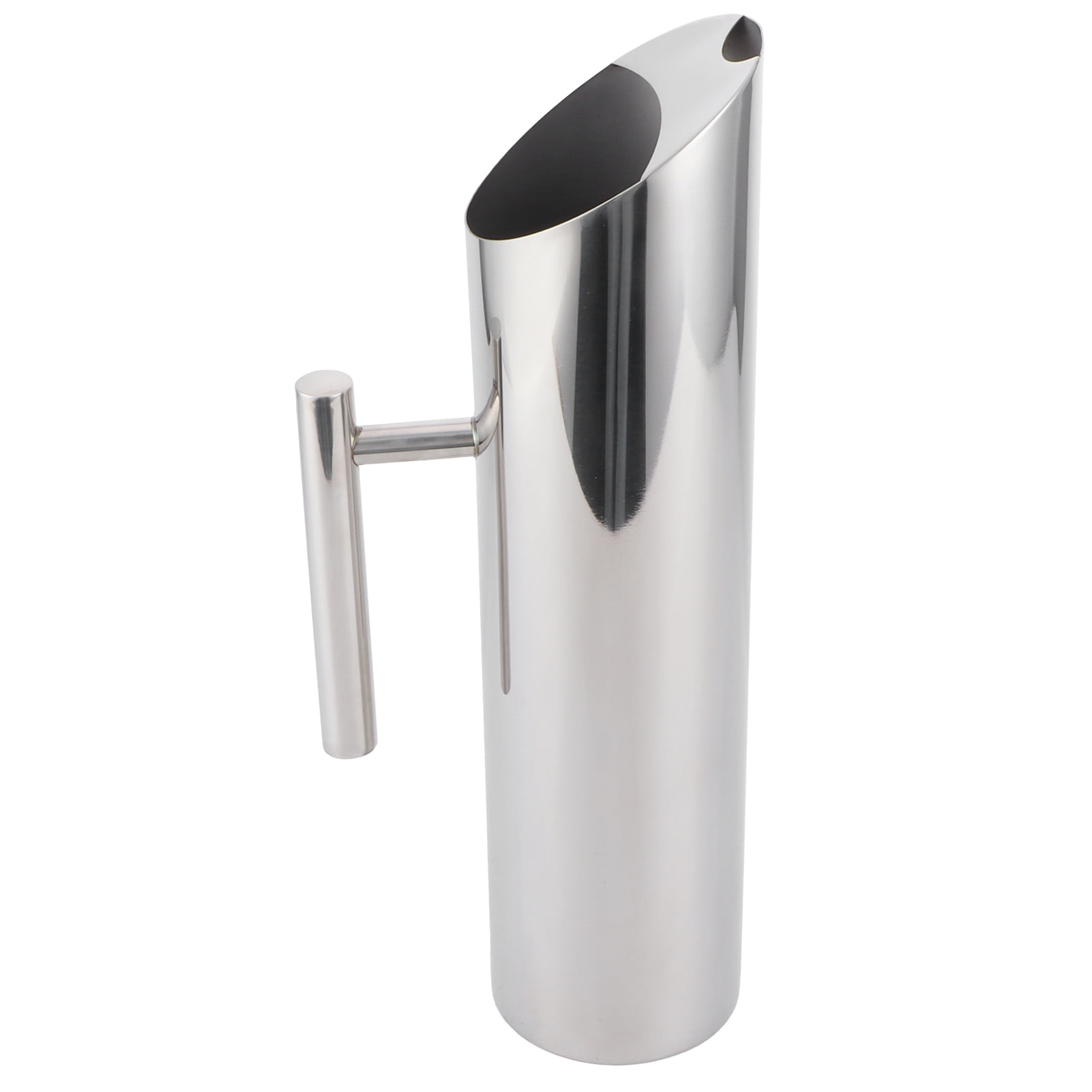 NFTIGB 2L Large Capacity Stainless Steel Water Jug Cold Drinking Pitcher Home Hotel Serving Tool (67.6 oz / 2 L)