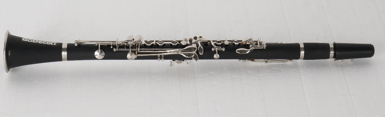 GoDecor Prefessional School Band Bb Clarinet with Case amd More Accessories,Black