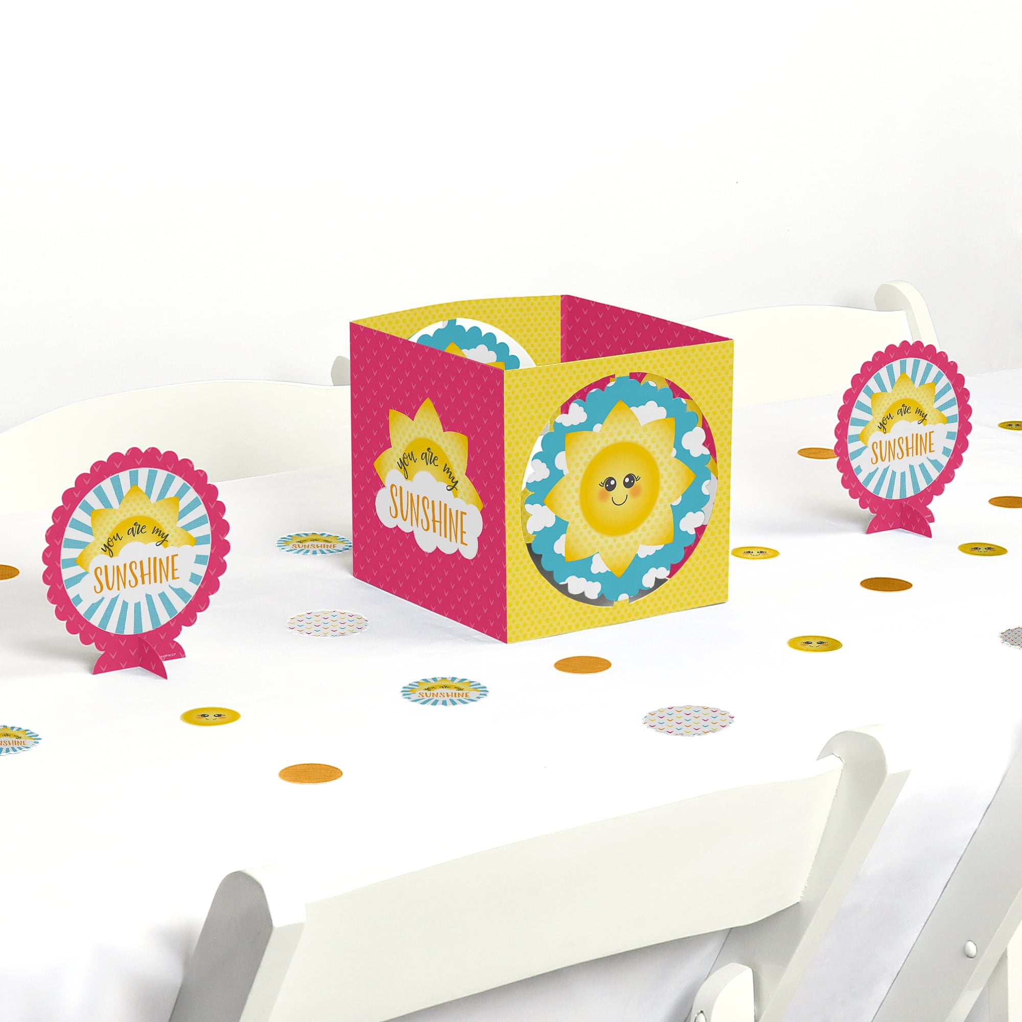 You Are My Sunshine - Baby Shower or Birthday Party Centerpiece & Table Decoration Kit