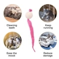 thumbnail image 3 of 6Pcs Cute Cat Toy Cat Kitten Interactive Toy Indoor Wooden Ball Caterpillar, 3 of 5