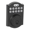 thumbnail image 3 of Electronic Keypad Lock Front Door Entry Deadbolt Lock Multifunctional Password Lock with Key Black, 3 of 10