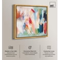 thumbnail image 2 of Amonada II Canvas Modern Color Abstract by Art Remedy, Gold Frame, 40" x 40", 2 of 7
