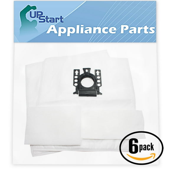 12 Replacement Miele Parkett & Co 800 Vacuum Bags with 12 Micro Filters - Compatible Miele Type GN Vacuum Bags (6-Pack, 2 Bags Per Pack)