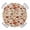 Light Beige, variant on Thanksgiving Fall Round Tablecloth for 36-44 Inch Tables,Fitted Table Cover with Elastic Edge,Mushroom Orange Maple Leaf Botanical Waterproof Outdoor Table Cloth Protector for Patio Garden Dinner