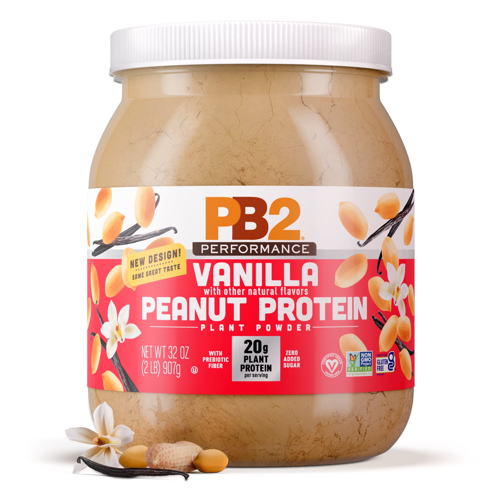 PB2 Performance Vanilla Peanut Protein Plant Powder, 32 OZ