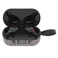 thumbnail image 1 of Auriculares Auriculares inalámbricos con sonido estéreo HiFi Emparejamiento automático Auriculares 5.0 compatibles con Bluetooth con estuche de carga, Gris AweSitey EL5174-02B, 1 of 2