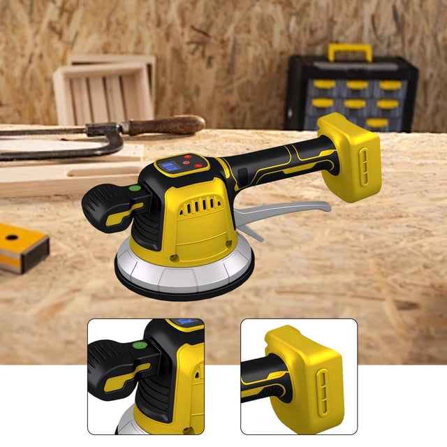Elodie Tile Vibration Tool for Floor Wall Comfortable Handle Tile Tiling Vibrating Machine Installer for Engineering Team Industry