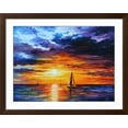 thumbnail image 2 of Art.com Touch of Horizon Art Print by Leonid Afremov, Brown Frame Wall Art, 40" x 32", 2 of 5