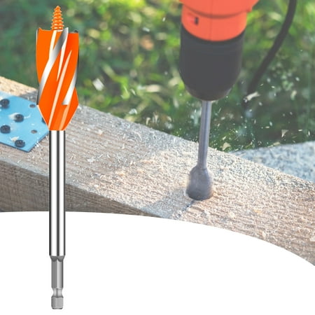 

Fairnull 10-25mm Widely Used Twist Drill Bit Different Specifications Wear-resistant Power Tool Accessories Deep Hole Four-slot Drill Bit for Woodworking