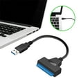 thumbnail image 2 of Cable adaptador HDD SATA 3 a USB Cable adaptador SSD Cable convertidor de disco de controlador duro de 2,5 pulgadas con 22 pines, USB 3.0 Jumpingount EL2148-02B, 2 of 2