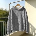 thumbnail image 7 of Cethrio Girls Hoodies, Printed Long Sleeve Pullover Casual Hooded Sweatshirts Gray Size 5-6 T, 7 of 7