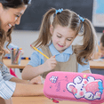thumbnail image 5 of Bonito estuche para lápices para niños, estuche de lona de gran capacidad para niños con cremallera Zhivalor CPB-US-XD106-3, 5 of 5