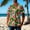 02 Green1, variant on Awdenio Tshirts Shirts for Men Summer Beach Casual Short Sleeve Button Down Shirts Printed Tropical Vacation Shirts