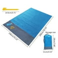 thumbnail image 3 of AOOOWER Pocket Folding Sand Resistant Beach Picnics Pad for 1-6 Adults for Easy to Carry, 3 of 14