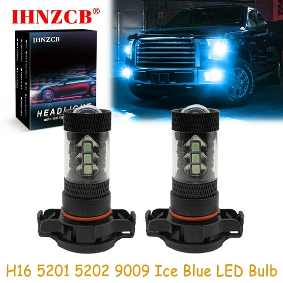 IHNZCB for Chevy Silverado 1500 2007-2015 Led Fog Light Driving Bulbs Lamp,H16 5202,8000k Ice Blue,Y03