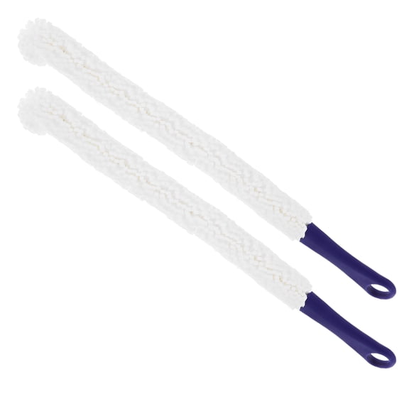 RUNROTOO 2Pcs Cleaning Brush for Cups and Decanters with Sponge and Plastic 16.90X1.97X1.18in