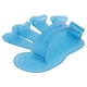 thumbnail image 2 of Guantes de aseo para mascotas de goma transparente de cinco dedos para bañar perros (azul), 2 of 14