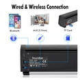 thumbnail image 3 of Portable Sound Bar Wireless Speaker Bluetooth 5.0 Column HiFi Subwoofer 3D Stereo Sound With Remote Control Support ,High Sound, 3 of 6