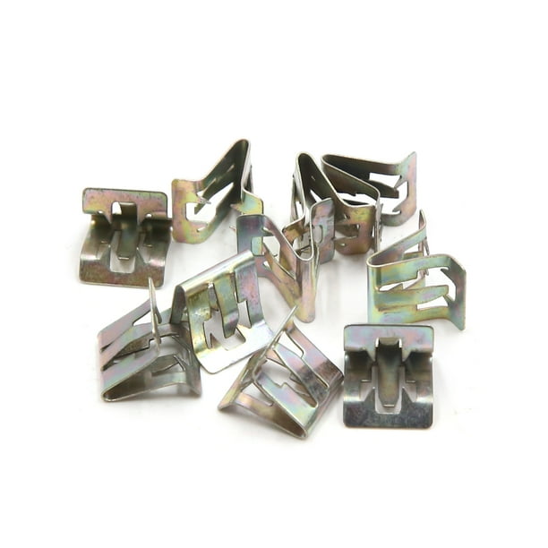 10Pcs 6mm Hole Metal Rivets Car Interior Dashboard Panel Trim Clips