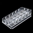 thumbnail image 4 of Boîte de rangement de bureau Portable Transparent 18 grille Mini armoires tiroir bijoux boîte de rangement cosmétique pour rouge à lèvres, 4 of 8