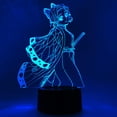 thumbnail image 2 of Lámpara Otaku Lamp Shinobu Demon Slayer Luz Nocturna LED de 16 Colores, 2 of 7
