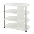 thumbnail image 3 of Convenience Concepts Designs2Go Corner TV Stand for TVs up to 29 Inches, White, 3 of 5
