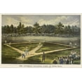 thumbnail image 2 of Art.com Grand Match for the Championship at the Elysian Fields Hoboken New Jersey Stretched Canvas Print Wall Art by Currier & Ives, 18" x 12", 2 of 4