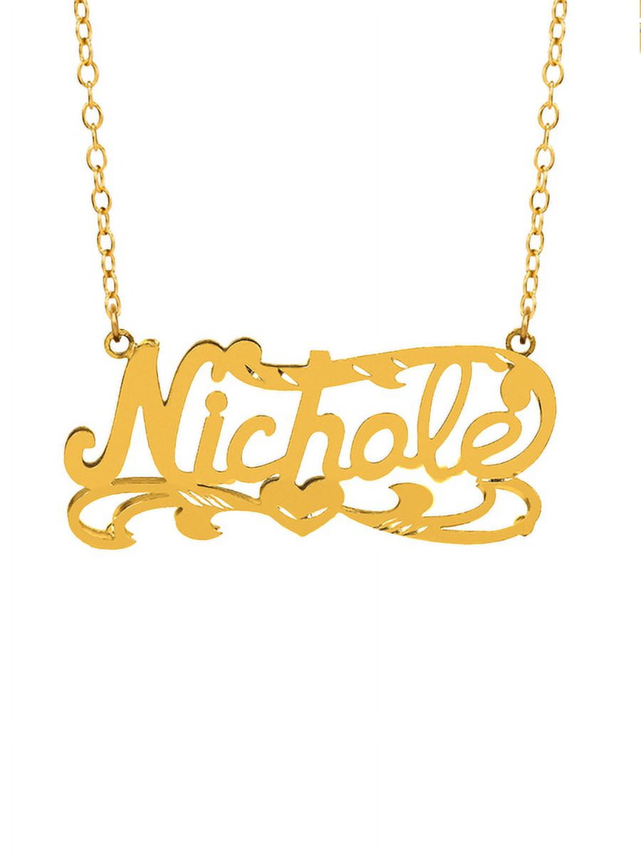Personalized Diamond Cut Name Necklace