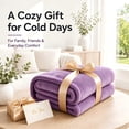thumbnail image 5 of SUNNY HEAT Electric Blanket Heated Twin 62" x 84" -Fast Heating 9 Levels & 10H Auto off, Warm Soft Fannel Machine Washable, for Bed/Couch/Office, Dark Purple, 5 of 10