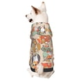 thumbnail image 1 of Balery Colorful Owls Sudadera con Capucha para Perros Pequeños – Ropa para Mascotas, Disfraz para Perros y Gatos, Ideal para Fiestas y Cosplay-X-Small, 1 of 7