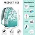 thumbnail image 4 of Leopard Spots School Backpack Cheetah Animal Print Texture Unique Fashion Backpack for Student and Student, 4 of 6